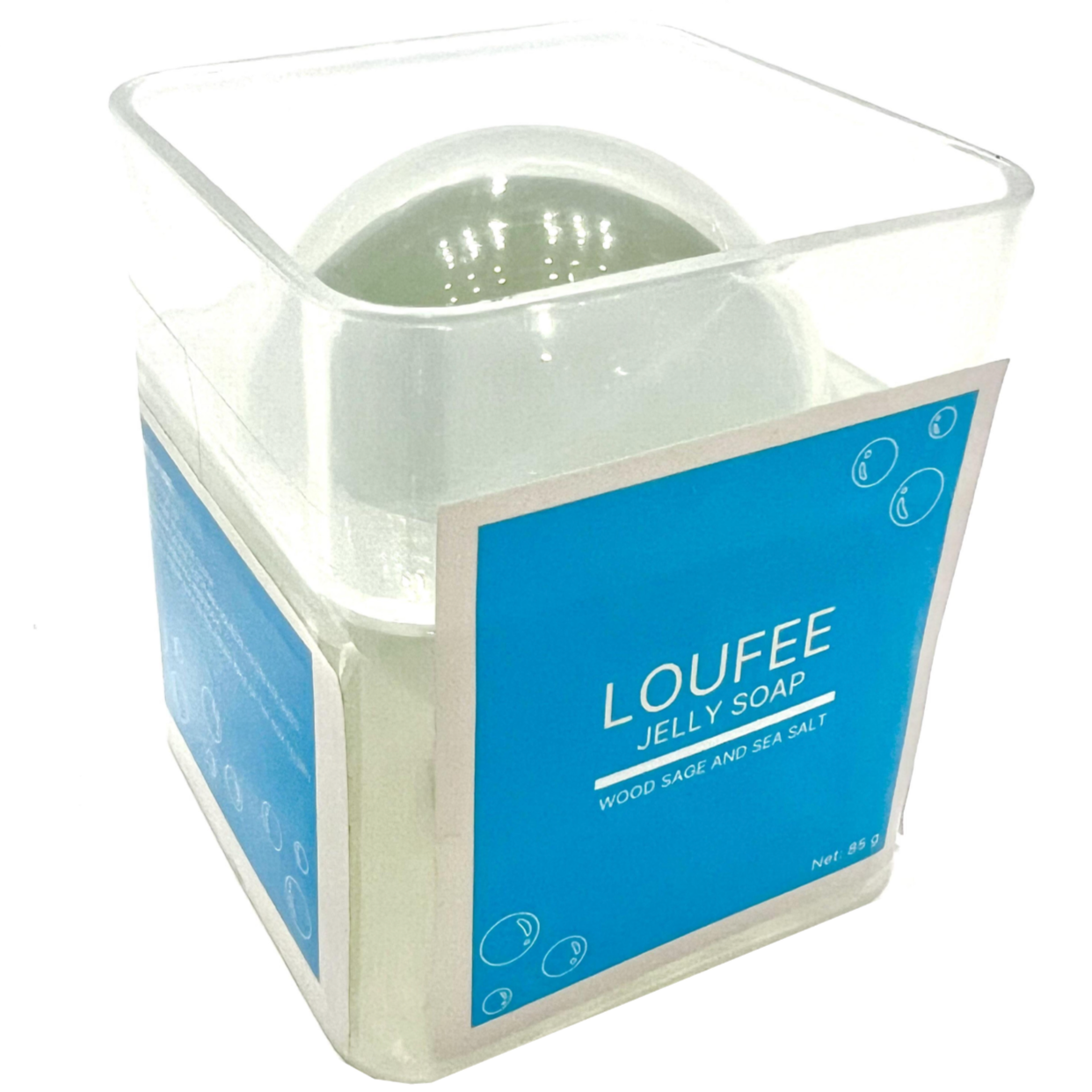 Wood Sage and Sea Salt Jelly Soap